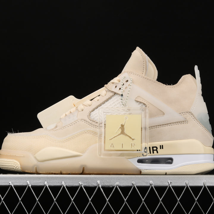 Off-white x Air Jordan 4 Retro "Cream