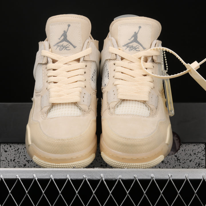 Off-white x Air Jordan 4 Retro "Cream