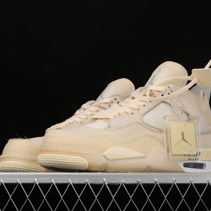 Off-white x Air Jordan 4 Retro "Cream